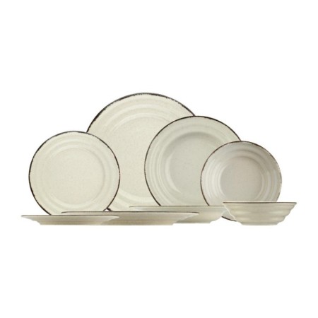 Pearl Porselen Tuana Tarçın 12 Kişilik 48 Parça Yuvarlak Yemek Takımı