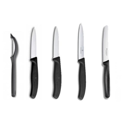 Victorinox SwissClassic Soyacaklı Siyah Bıçak Seti