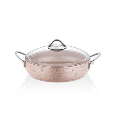 Falez Rose Line Granıtec 24 cm Kısa Tencere  RLN3015