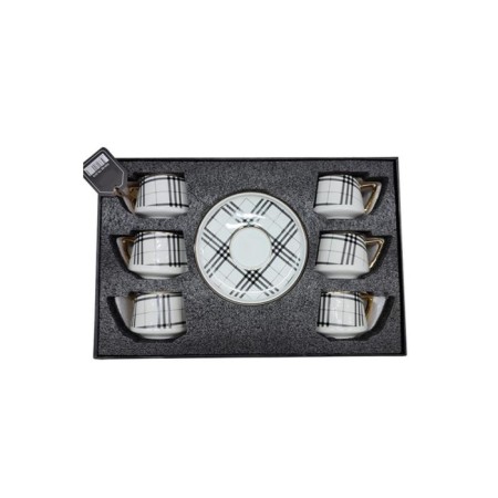 Arow Porselen 6 Kişilik 12 Parça Kahve Fincan Takımı DC1.TR-3376