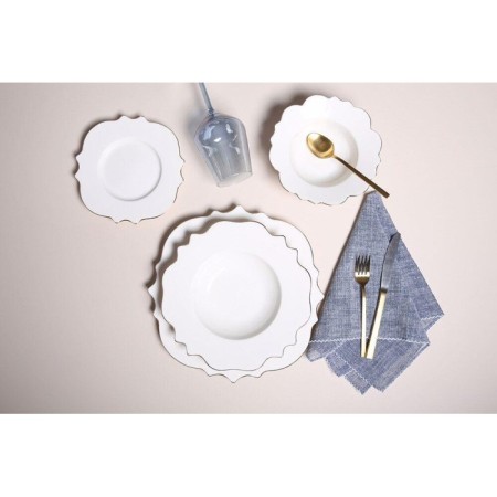 Porland Vintage Altın Yaldız 24 Parça Yemek Takımı 6 Kişilik