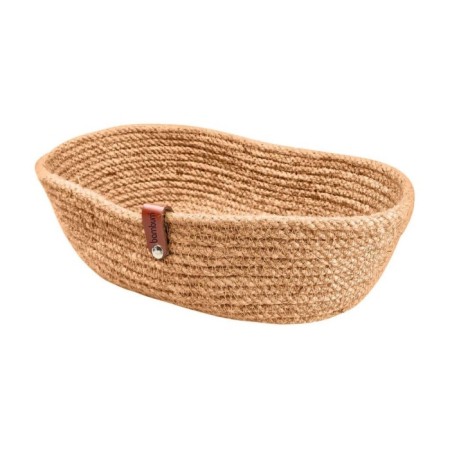 Bambum Koza Oval Sepet Büyük Bej H4372