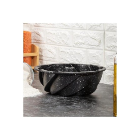 Bernardo Rüzgar Gülü Döküm Kek Kalıbı Siyah ALK009