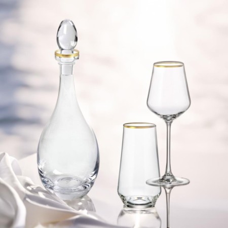 Maxx Doria Shine Gold 12 Kişilik 25 Parça Bardak Takımı PA4002