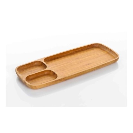 Bambum Flia 3 Bölmeli Büyük Servis Tabak B2456