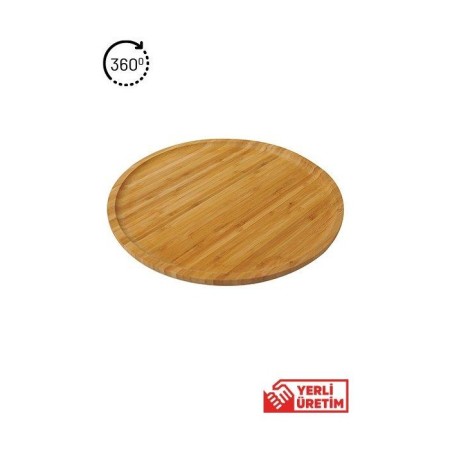 Bambum Lily Dönen Büyük Servis Tabak B2260