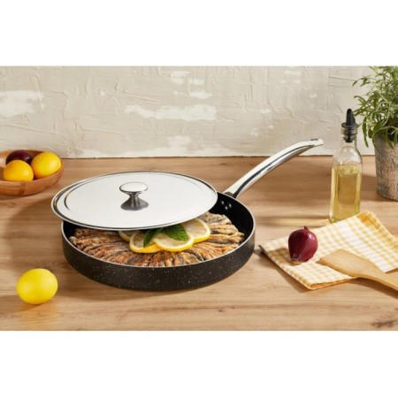 Falez Black Line 34 Cm Balık Tavası BLN3063