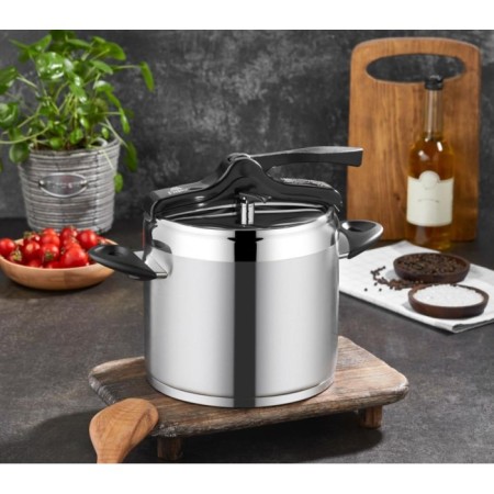 Falez Vento 7 Lt Klasik Düdüklü Tencere Siyah VNT1034