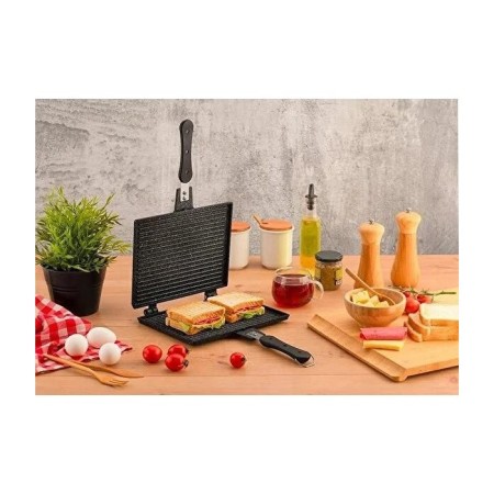 Fms Döküm Ocak Üstü El Tostu D3001