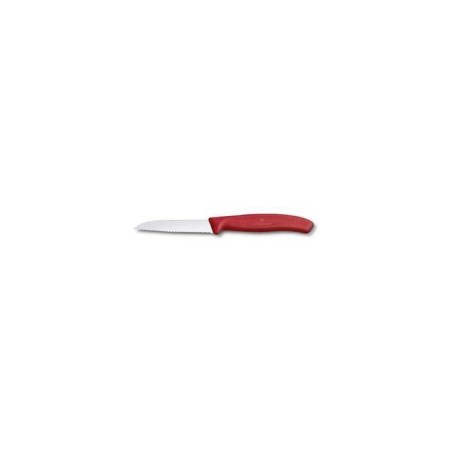 Victorinox SwissClassic 8 Cm Kırmızı Tırtıklı Soyma Bıçağı 6.7431