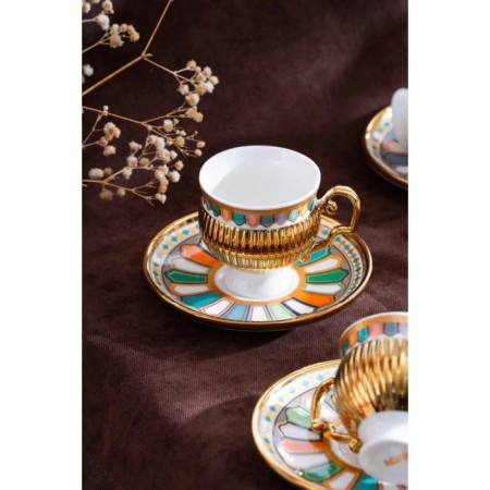 Acar Pompeı 6'Lı Kahve Fincan Takımı SHP-07192