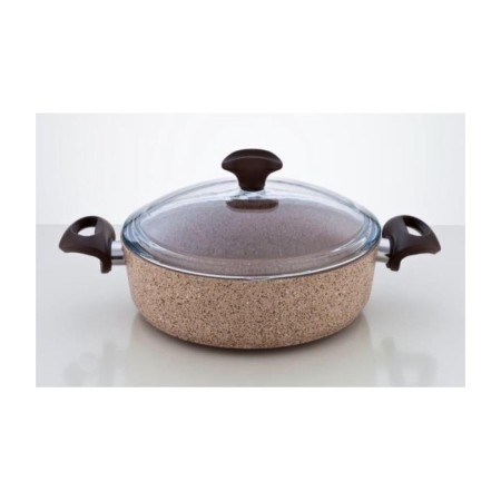 Falez Creamy Granıtec 24 cm Kısa Tencere CRE 3007