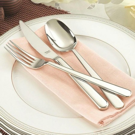 Hisar Nice Sade 12 Kişilik 84 Parça Çatal Kaşık Bıçak Seti