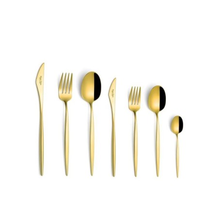 Maxx Doria Cosmos Titanyum Gold 12 Kişilik 84 Parça Çatal Kaşık Bıçak Takımı PA1033