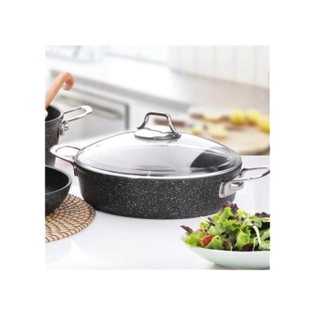 Falez Black Lıne 28 cm Kısa Tencere BLN 3007