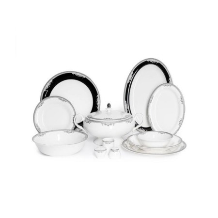 Maxx Doria Palace Silver Nagi 12 Kişilik 72 Parça Yemek Takımı PA2029