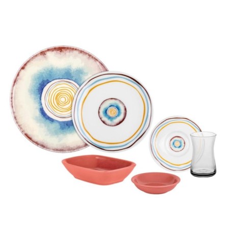 Aryıldız Azure 6 Kişilik 25 Parça Kahvaltı Takımı AR037577