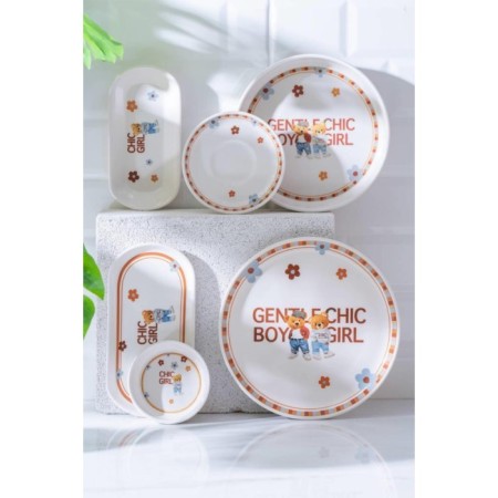 Acar Buddy Bear 6 Kişilik 21 Parça Kahvaltı Takımı SR-07791