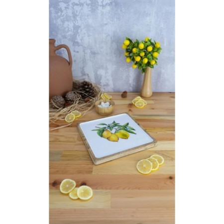 Bambum Kangura Kare Tepsi Limon Orta B5964