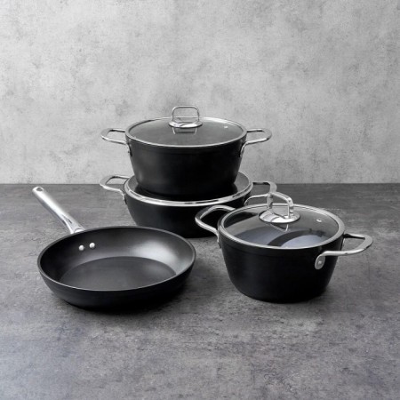 Hisar Lorena 7 Parça Titanyum Tencere Seti