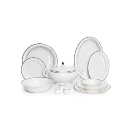Maxx Doria Palace Silver Paisley 12 Kişilik 72 Parça Yemek Takımı PA2049