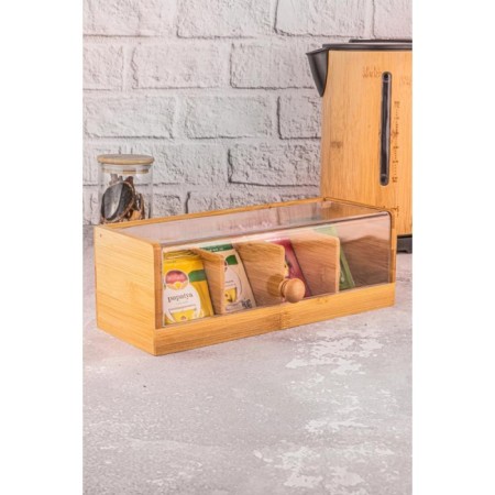 Bambum Gio 4 Bölmeli Çay Kutusu B5739