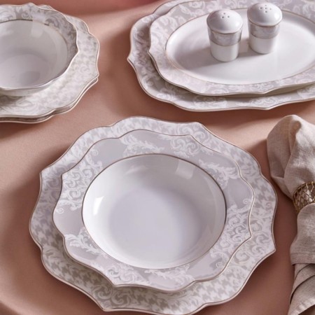 Neva Berry Romantik 6 Kişilik 28 Parça Yemek Takımı-Kazayağı N3245