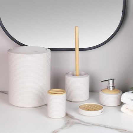 Arow Zoey Akrilik Banyo Seti Krem TR-4401