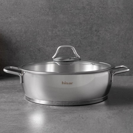 Hisar Teos Çelik Basık Tencere 26 Cm