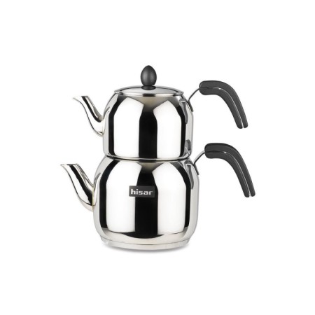 Hisar Monaco Siyah Büyük Çaydanlık Takımı