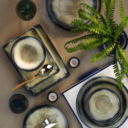 Kütahya Porselen NNTS26YS890233 Teos Krem Nano 6 Kişilik 26 Parça Yemek Takımı