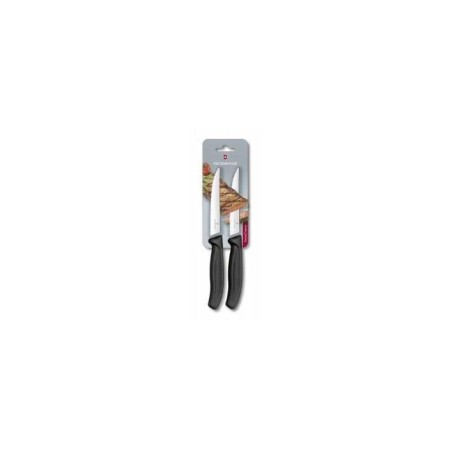 Victorinox SwissClassic 12 Cm Siyah Gourmet Steak-Biftek ve Pizza Bıçağı (Blisterli) 6.7933.12B