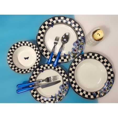 Mondecor Krizantem 6 Kişilik 24 Parça Yemek Takımı MND012
