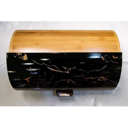 Arow Lüks Siyah Ekmek Kutusu