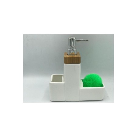 Arow Bamboo Porselen Sıvı Sabunluk Seti DC1.TR-250