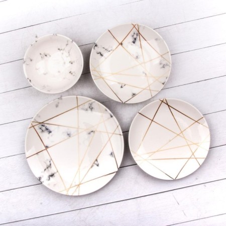 Tulu Klasik 6 Kişilik 24 Parça Yemek Takımı DB1344