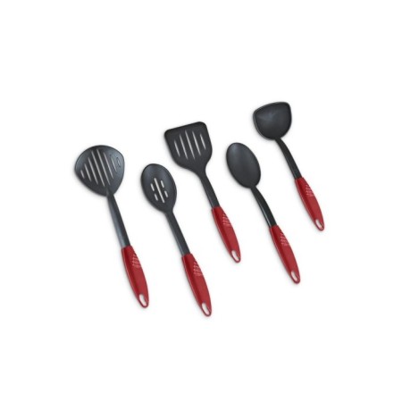 Taşev Pratik 5 Parça Servis Seti Kırmızı T4383