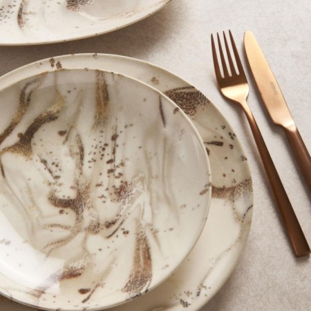 Güral Porselen GBSATN30YTE28192 Atına 6 Kişilik 30 Parça Yemek Takımı Elegant