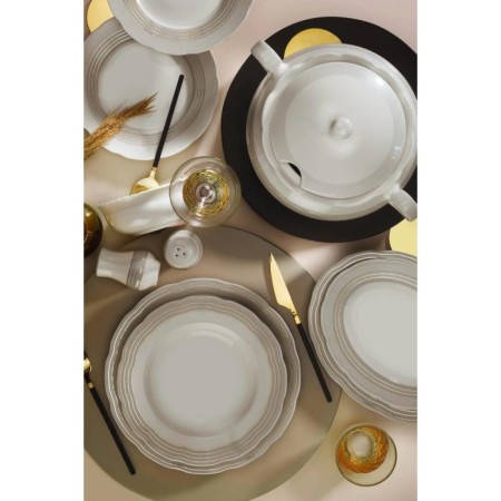 Kütahya Porselen BNOLY62YT43012240 Bone Olympos 12 Kişilik 62 Parça Yemek Takımı