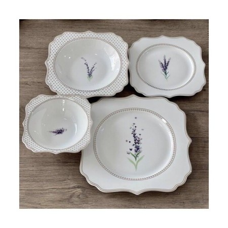 Acar Love Garden Porselen 6 Kişilik 24 Parça Yemek Takımı LRN-21-0365