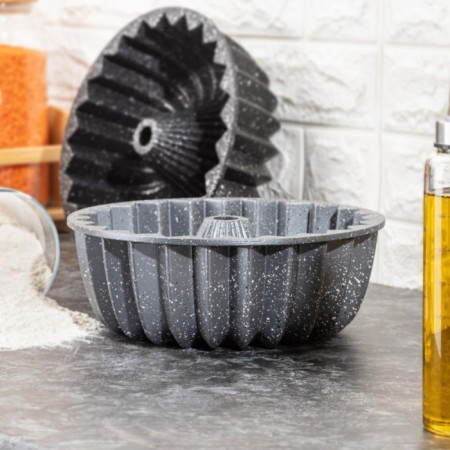 Bernardo Dilimli Döküm Kek Kalıbı Gri ALK006