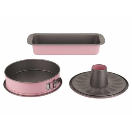 Tantitoni Pembe 3'lü Kelepçeli Kek Kalıbı Seti 7000PKMUSET