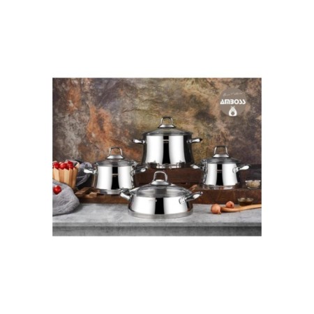 Amboss Oregon 8 Parça Tencere Takımı ORE-6275