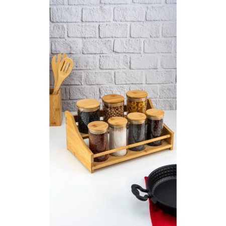 Bambum Paco 8 Parça 2 Katlı Standlı Baharatlık Seti B5789