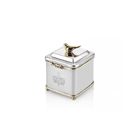 Lamedore Black Pearl Kuşlu Dikdörtgen Kavanoz 1MG-81