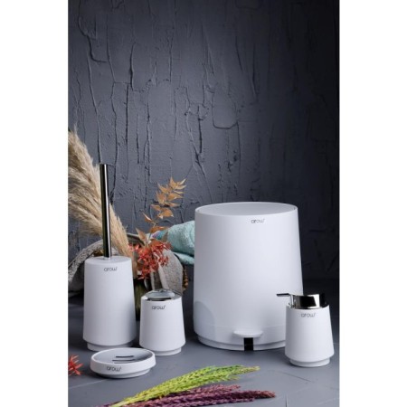 Arow Vona Akrilik Beyaz 5 Parça Banyo Seti TR-3663