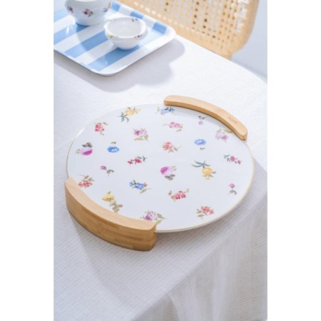 Acar Leandra Yuvarlak Sunumluk Tepsi YAM-08071