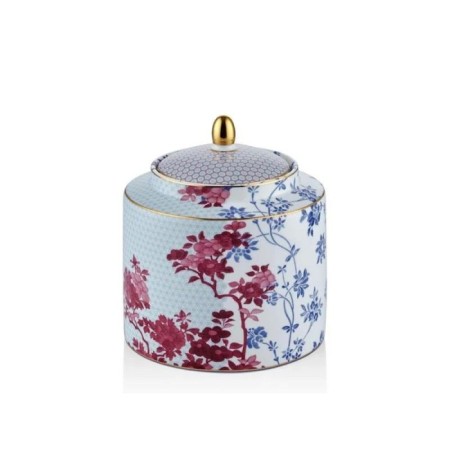 Tea Delight Regency Damask Kavanoz Mavi 5DDC-B80110RD2