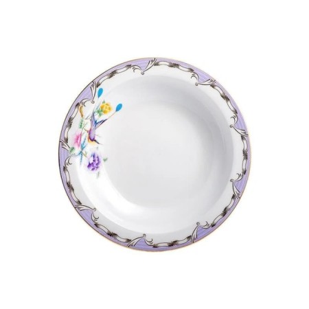 Tea Delight Papillons Purple Çukur Tabak 21,5 Cm 5DDC-B10260PP2