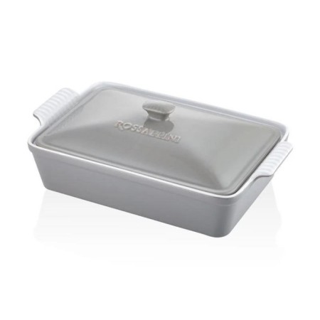 Rossallını Lıfe Büyük Dikdörtgen Kapaklı Fırın Kabı Gri 1FK-4575LGY
